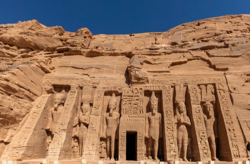 National Museum of Egyptian Civilization building exterior at Fustat