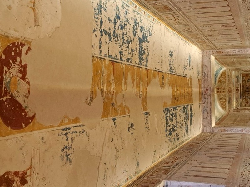 Temporary art installation inside Cairo Festival City mall